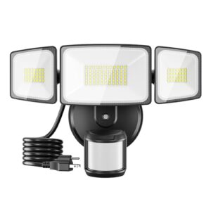 65W LED Motion Sensor Outdoor Flood Light - Dusk to Dawn Security Lighting