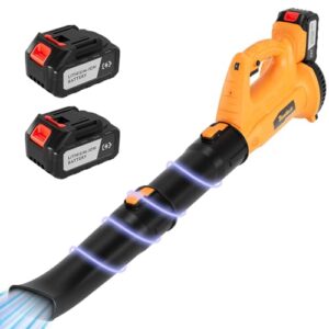 Cordless Leaf Blower - 21V Battery Powered with Charger