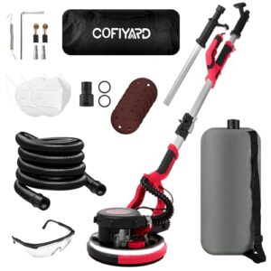 Cofiyard 1250W Electric Drywall Sander with Vacuum Dust Collector