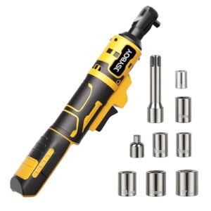 High-Performance Cordless Ratchet Wrench Set - 3/8 Inch
