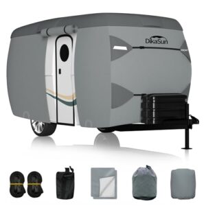 Heavy-Duty 7-Layer Waterproof RV Cover for 24'-27' Travel Trailers