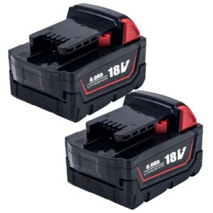 18V 6.0 Ah Replacement Battery for Milwaukee M18 Tools