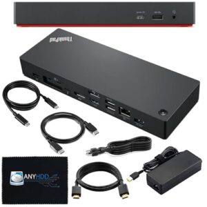 USB-C Docking Station for Lenovo ThinkPad - Thunderbolt 4 with 135W Power Adapter