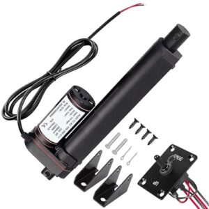 12V 8 Inch High-Speed Waterproof Linear Actuator - 1500N Heavy-Duty Electric Actuator