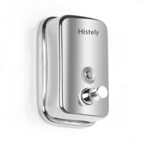 Stainless Steel Wall-Mount Soap Dispenser - 34 oz / 1000ml Manual Pump