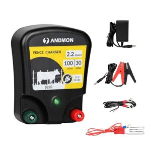 2.2 Joule Electric Fence Energizer - High Power Low-Impedance for Secure Areas