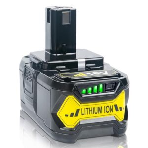 4.0Ah Lithium Battery Replacement for Ryobi 18V Power Tools