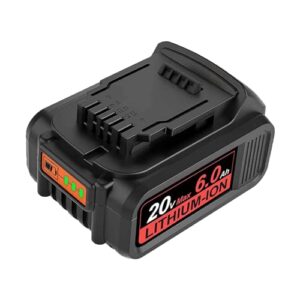 20V 6000mAh Lithium-Ion Replacement Battery for Dewalt Power Tools