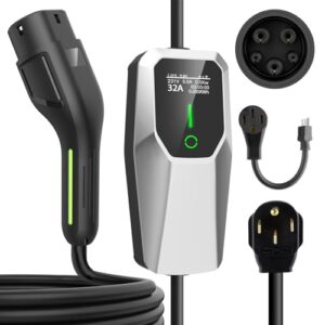 AWESAFE Level 2 Electric Vehicle Charger - 7.6KW Portable Fast Charger