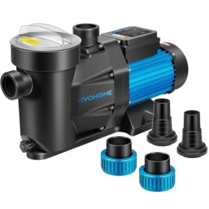 1.5 HP Self-Priming Swimming Pool Pump with Timer - 6360 GPH