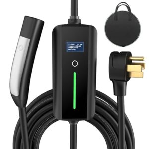 32Amp Level 2 EV Charger with NEMA 14-50 Plug - Portable Solution for Electric Vehicles