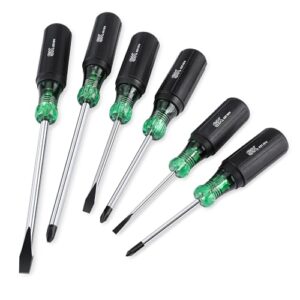 6-Piece Acetate Screwdriver Set with S2 Steel Blades