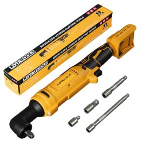 Cordless 3/8" Electric Ratchet Wrench – 93 lb-ft Torque Power