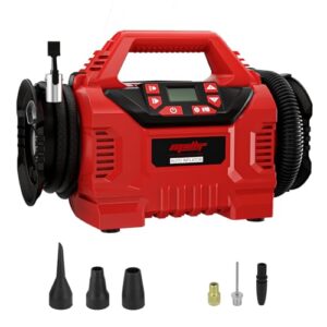 Cordless Tire Inflator - 160 PSI High Pressure Portable Air Compressor