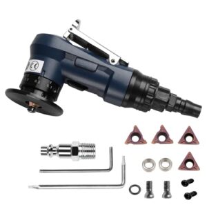 2 in 1 Pneumatic Chamfering Machine - Mini Air Chamfer Tool for Metal Beveling