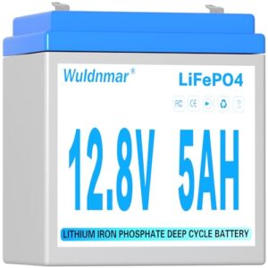 12V 5Ah LiFePO4 Deep Cycle Battery - High Performance Lithium Battery
