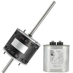 D1092 Motor RV AC Fan Motor - 1/3 HP, 115V, 2-Speed