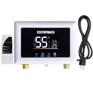 ECOTINY Electric Tankless Water Heater - Instant Hot Water at 3000W