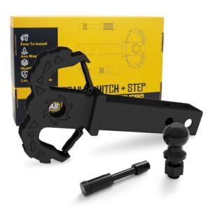 A-BOAR Heavy-Duty Hitch Step for 2 Receivers - 14 Ton Break Strength