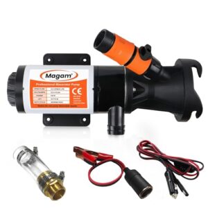12V RV Macerator Pump - 12GMP with Quick Release and Fresh Water Rinse