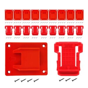 20-Piece Tool and Battery Holder Set for Milwaukee M18 Tools