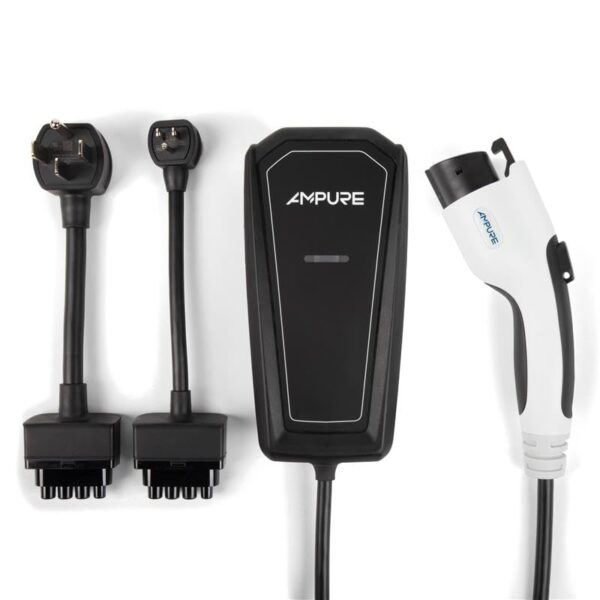 Ampure GO - Level 2 EV Charger - Fast Charging Electric Car Charger - Portable & UL Certified