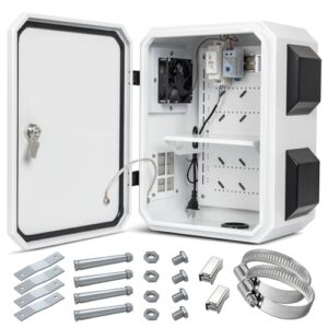 All-Weather Outdoor Electrical Box with Thermostat and Fan
