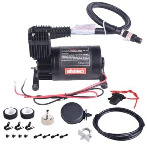 Heavy Duty 150PSI Air Train Horn Compressor with 3/8NPT Fittings - 12V