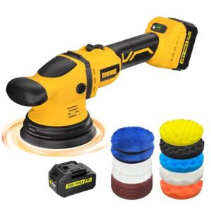 VEVREWAVE Cordless Buffer Polisher Kit with 4.0Ah Battery