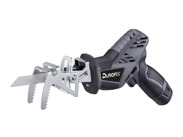 12V Cordless Mini Reciprocating Saw Kit with Battery, Charger, Blades & Carry Bag - Image 4