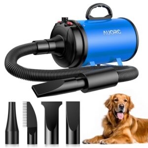 High Velocity Dog Blow Dryer - 5.2HP/3800W with Adjustable Speed and Low Noise
