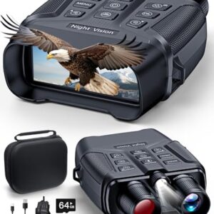 4K Digital Infrared Night Vision Goggles with Rechargeable Battery