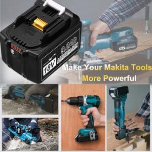 Upgraded 9.0Ah 18V Li-ion Battery Replacement for Makita Tools