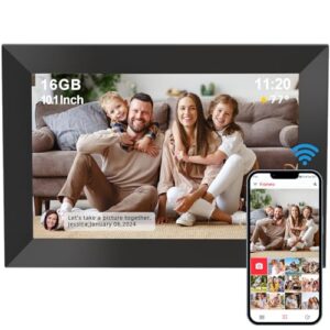 10.1 Inch WiFi Digital Picture Frame - 1280x800 IPS Touch Screen