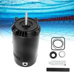 3/4HP Round Flange Pool Pump Motor – 115/230V with Seal Kit