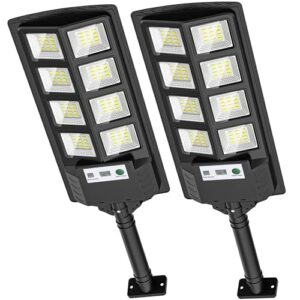 5300W Solar Street Light - LED Waterproof Parking Lot Light with Motion Sensor