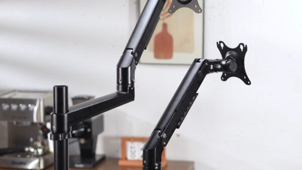 Kdykgo Dual Monitor Stand for Desk - Vertical Dual Monitor Mount with Wide Range of Motion - Image 7