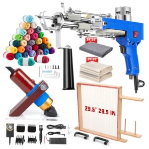 Riiai Tufting Gun Starter Kit - 2024 Model with Frame and Trimmer