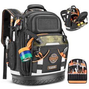 78-Pocket Heavy Duty Tool Backpack Bag - Perfect for Electricians & HVAC Professionals