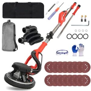 850W Electric Drywall Sander with Double Suction Port and Vacuum