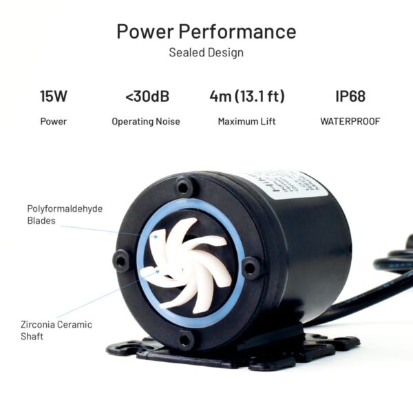Hiksuky 14A DC 12V Solar Water Heater Circulation Pump - Image 4