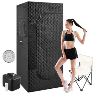 Getop Portable Sauna Room - Home Personal Spa with 3L Steam Generator