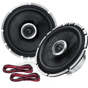 Seventour 6.5'' 2-Way Coaxial Car Audio Speakers - 200W Max Enhanced Bass Response