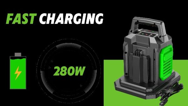 Dual Ports Replacement Charger for EGO 56V Lithium Batteries - Image 7