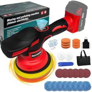 Cordless Car Buffer Polisher - 6 Inch Portable Orbital Polisher Kit