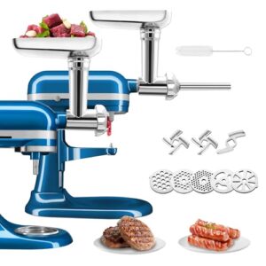 All Metal Food Grinder Attachment for KitchenAid Stand Mixer
