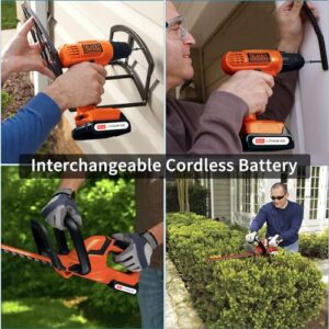 20V 4.0Ah Lithium Battery Replacement - 2-Pack for Black and Decker