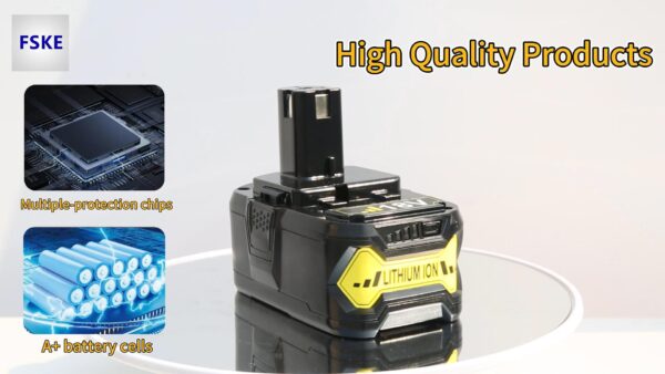 4.0Ah Lithium Battery Replacement for Ryobi 18V Power Tools - Image 7