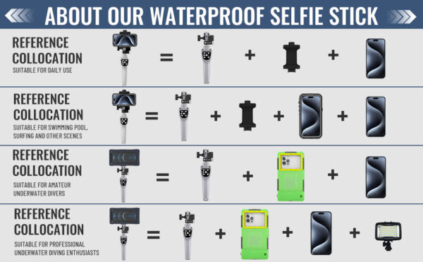 Extendable Waterproof Selfie Stick for Underwater Photography - Image 7
