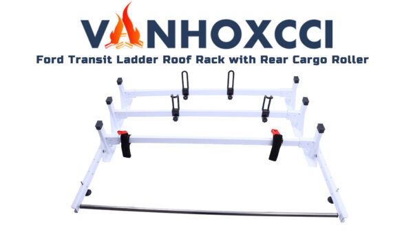 Heavy-Duty Cargo Van Roof Ladder Rack for 2015-2023 Ford Transit 150 250 350 - Image 7